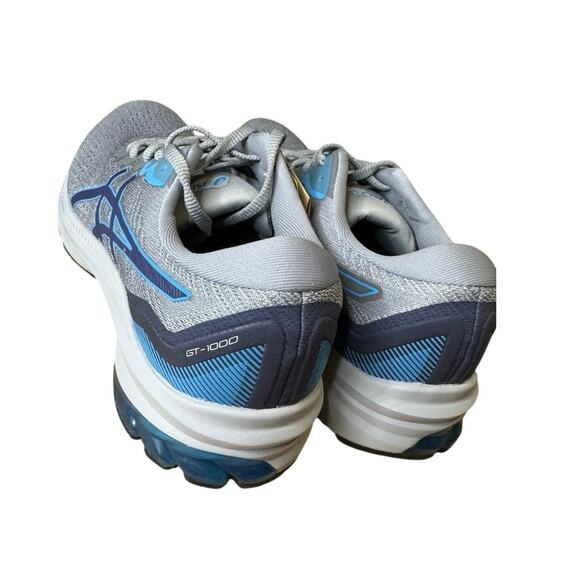 Asics GT-1000 11 Shoes Gray Indigo Blue Run Athletic Jogging Gym Men’s 8 NWT